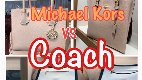 michael kors vs coach|coach vs kors brands.